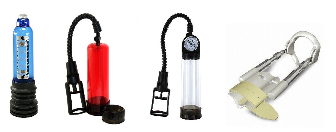 Les pompes à vide et les extenseurs sont des appareils qui peuvent vous aider à agrandir votre pénis